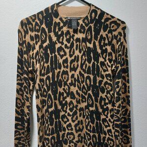 INC International Concepts Leopard Print Mini Dress